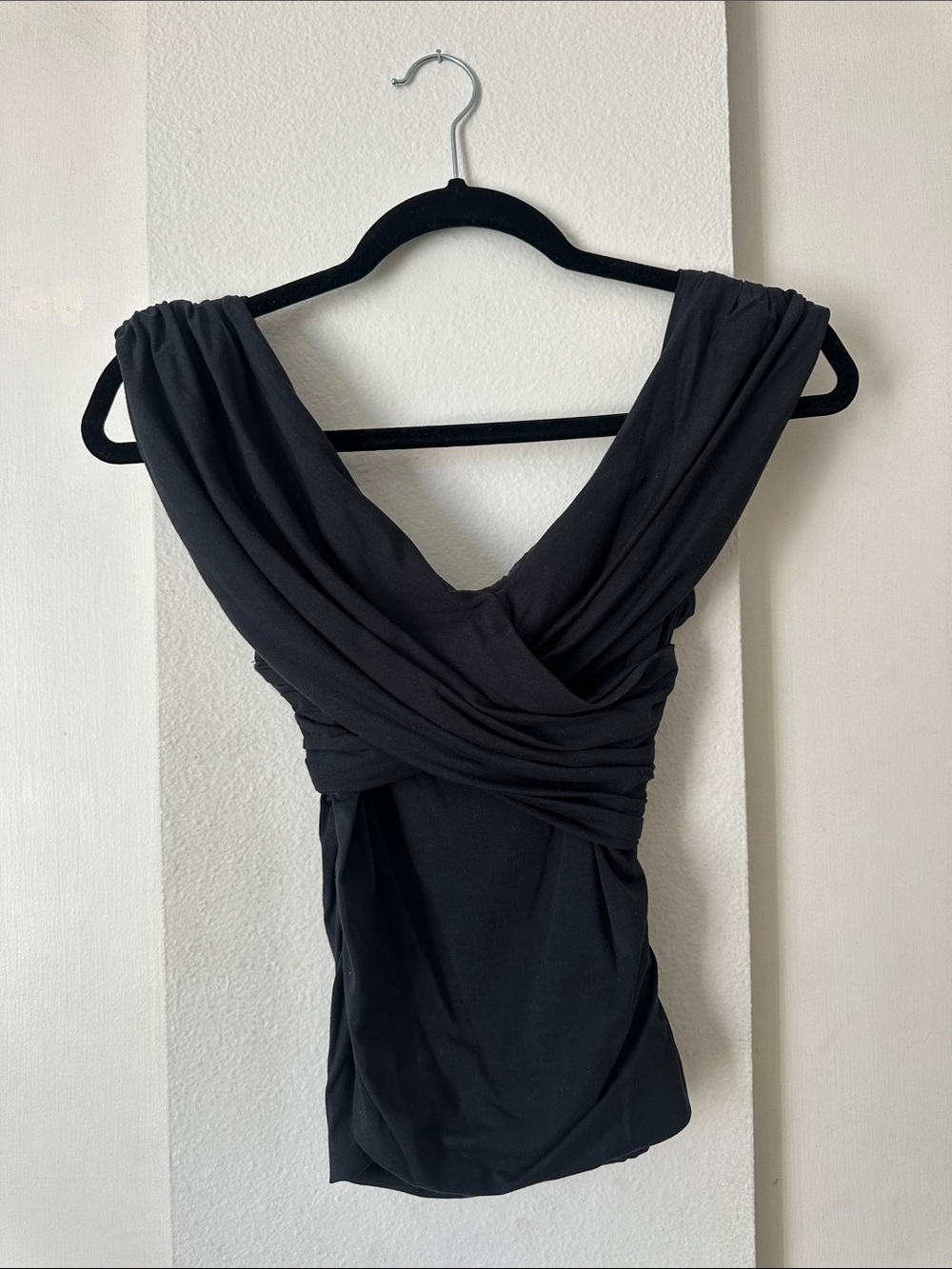 Black Draped Women’s top